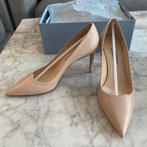 Brand New Unworn Beige Prada Heels